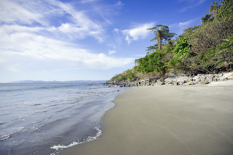 美丽的哥斯达黎加热带海滩