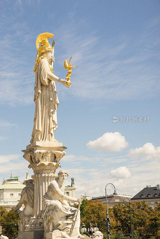 雅典娜雕像，维也纳，奥地利