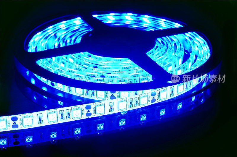 蓝色LED卷