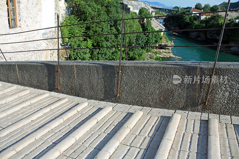 波斯尼亚战后重建的著名建筑莫斯塔尔桥
