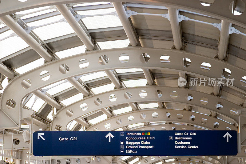 芝加哥奥黑尔机场候机楼