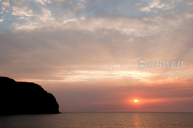 地中海日落