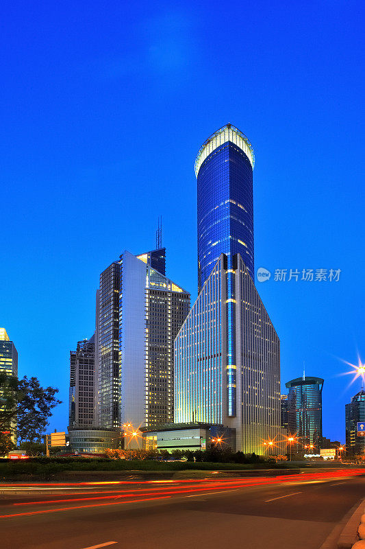 在上海的摩天大楼