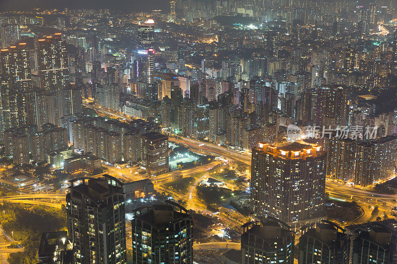 香港城市夜景