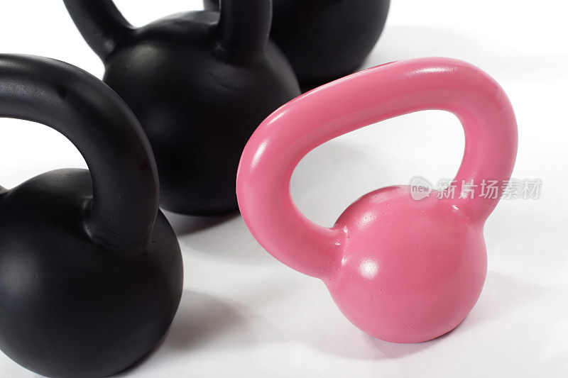 粉红Kettlebell