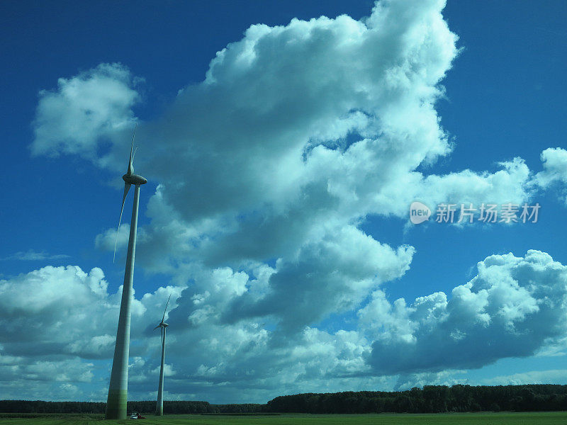风力涡轮机可再生能源发电