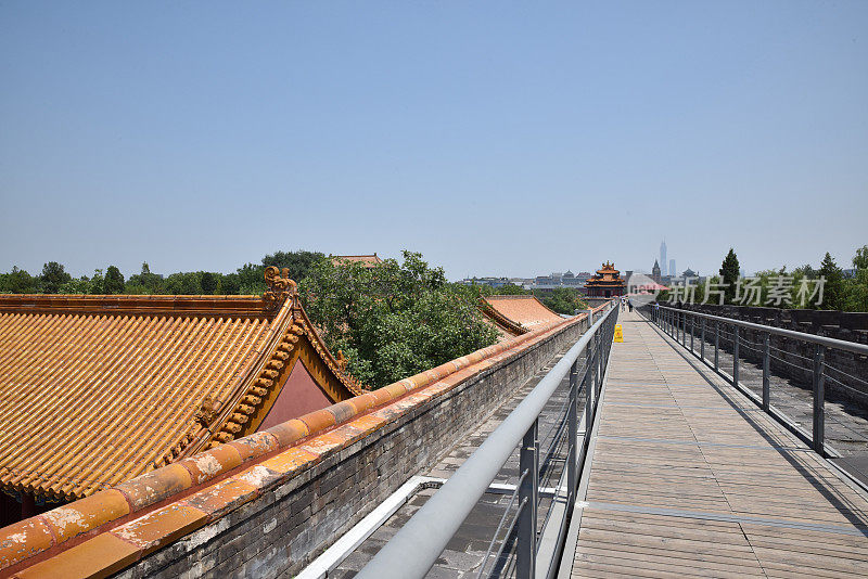步道，紫禁城，北京，中国