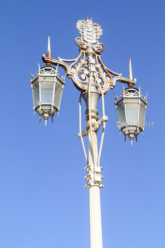 英国布赖顿的维多利亚风格灯柱