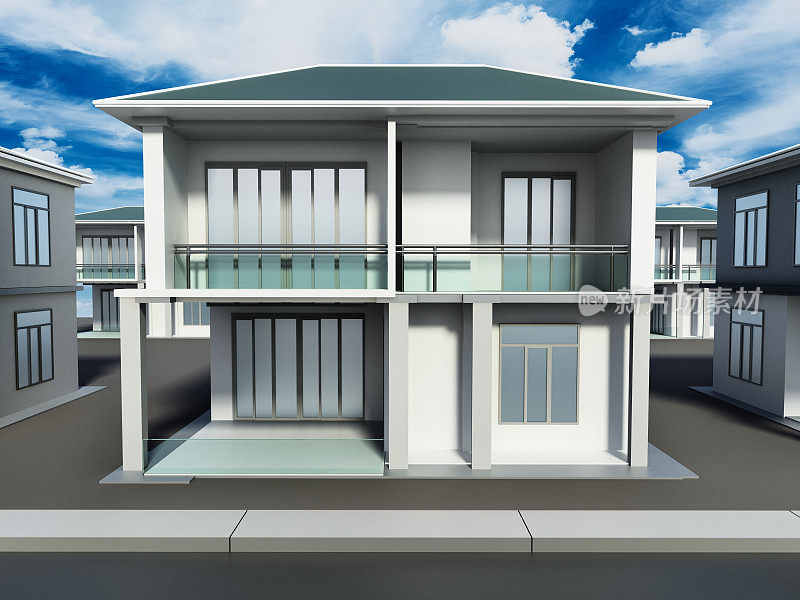 新建房屋3D效果图