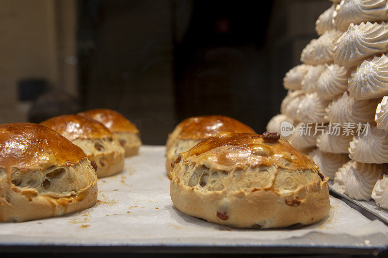 比利时布鲁塞尔街头的传统甜点松饼