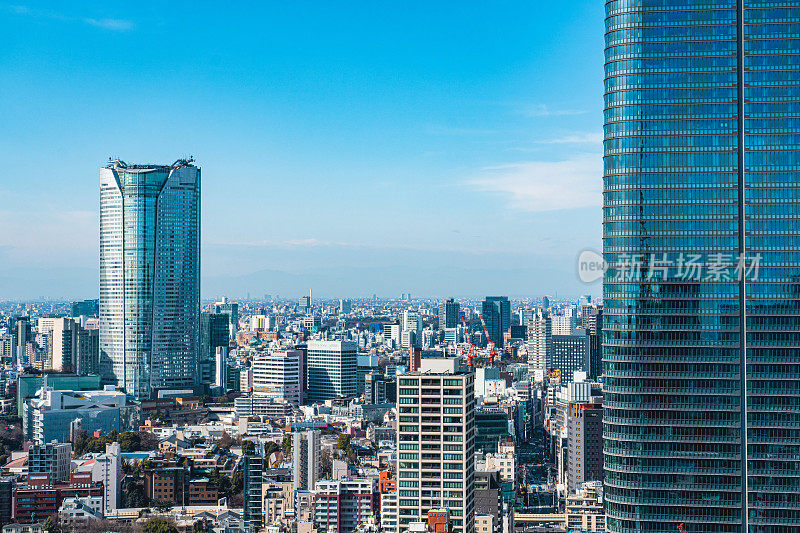 东京的高层建筑