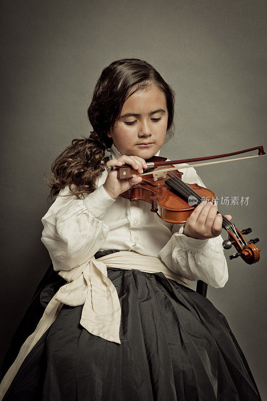 年轻的小提琴家