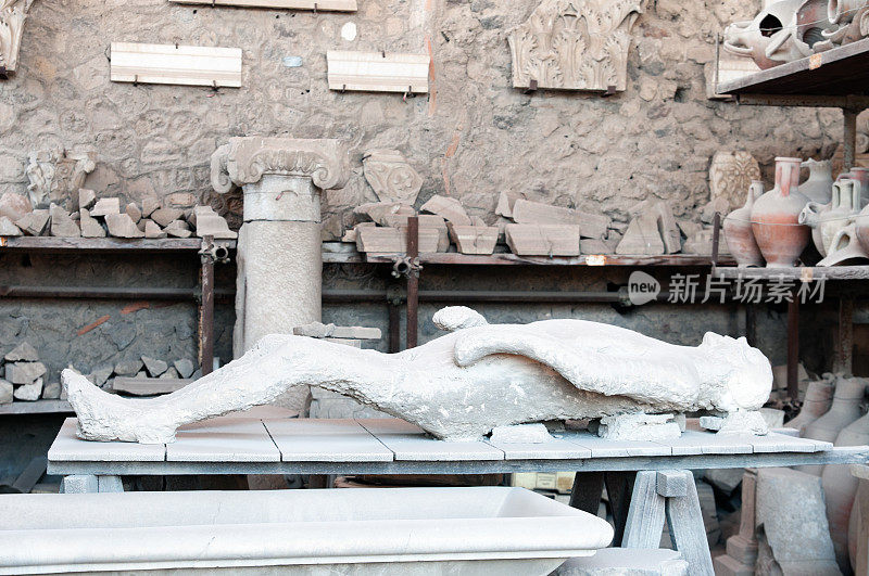 受害者——庞贝古城的废墟