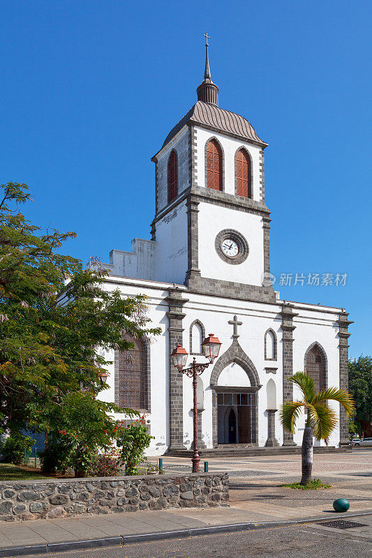 留尼旺岛的圣路易教堂