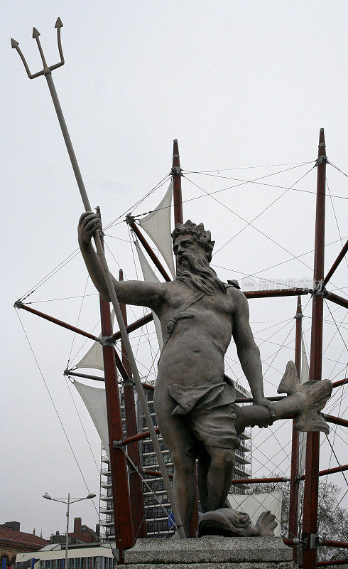 布里斯托尔的海神雕像