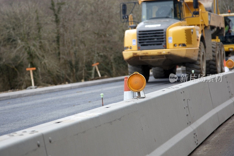 主要道路工程的道路交通信标