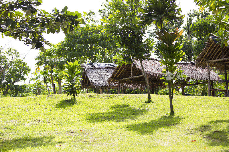 瓦努阿图的野餐区，有木屋，复印空间