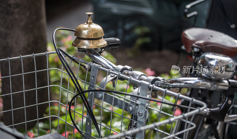 有趣的自行车铃，曼哈顿，纽约，美国