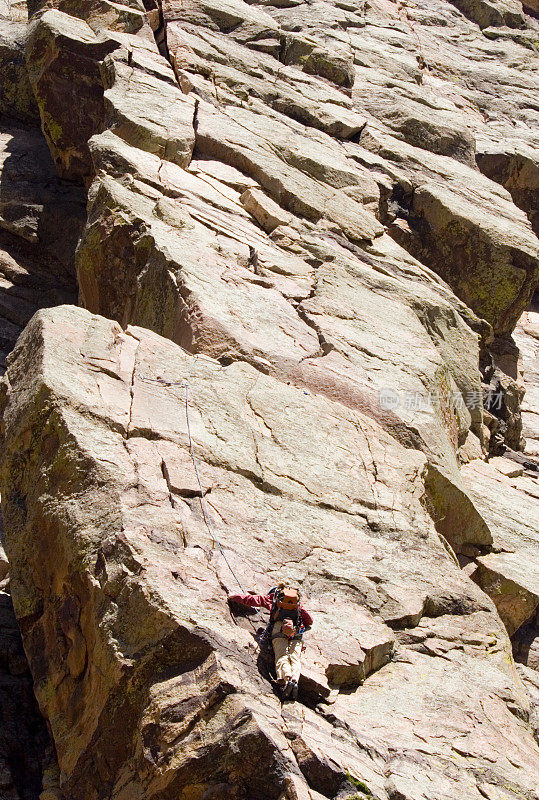 科罗拉多州埃尔多拉多峡谷州立公园的登山者