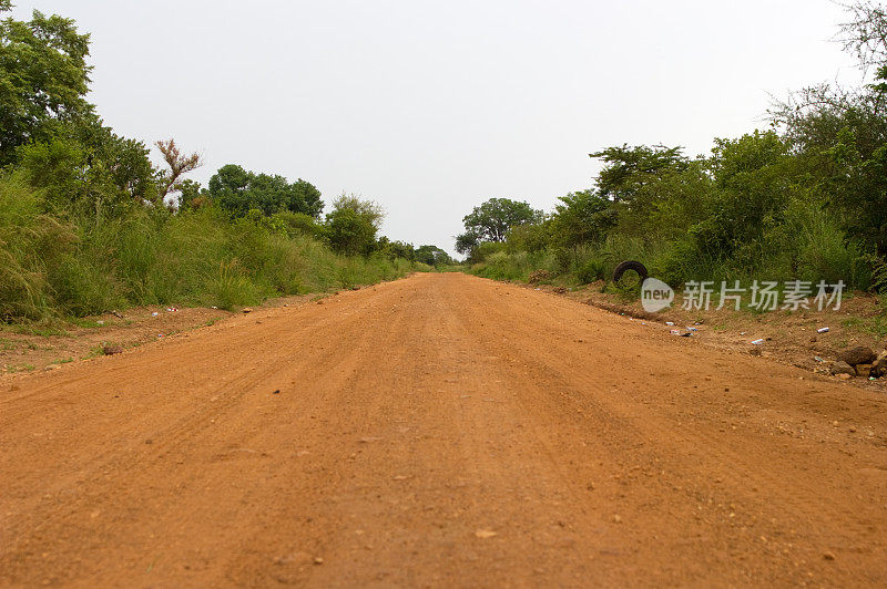 非洲农村的道路