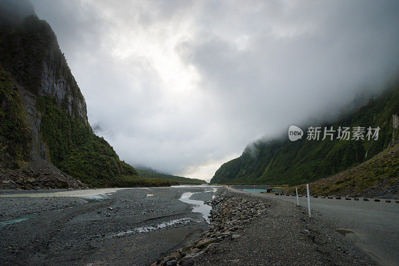 新西兰南岛的壮观景色