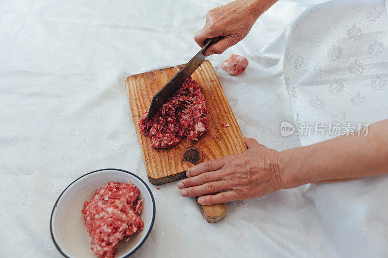 切肉