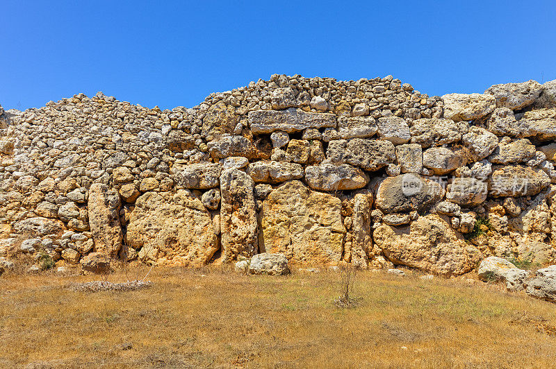 马耳他戈佐的巨石神庙废墟