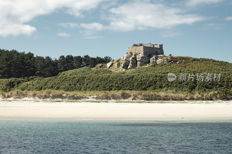 废墟海滩，特雷斯科，锡利群岛