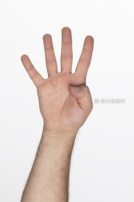 手的手势是四号