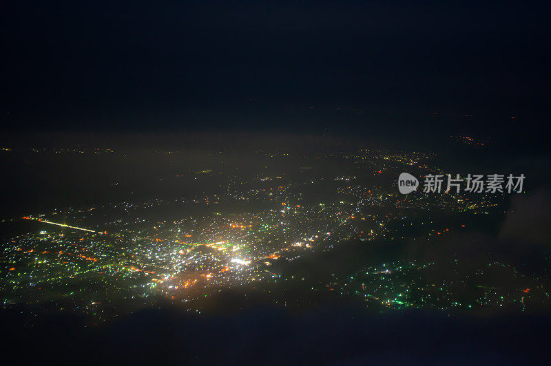 夜景来自布科山，Chichibu,Saitama