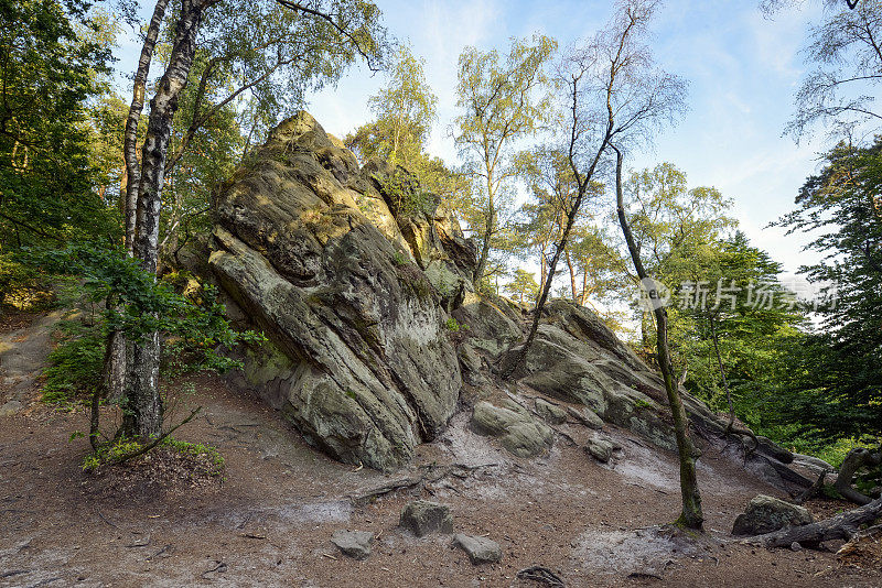 砂岩岩层