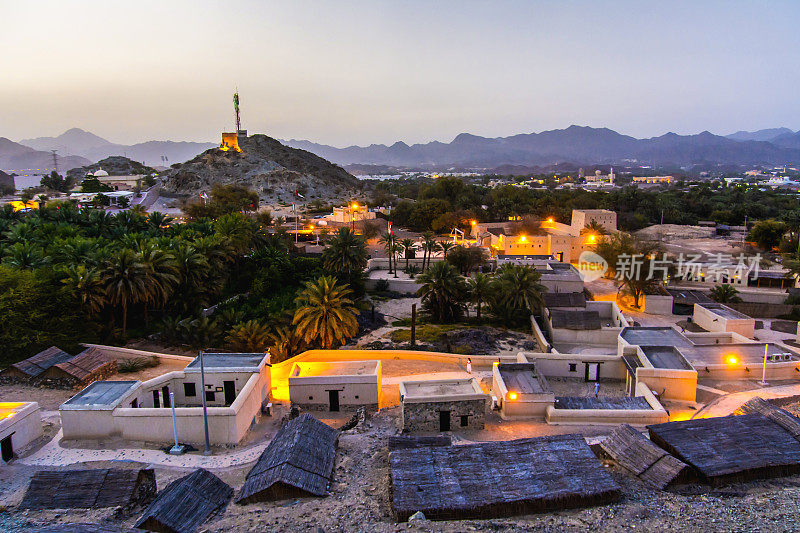 阿拉伯联合酋长国迪拜的哈塔遗产村