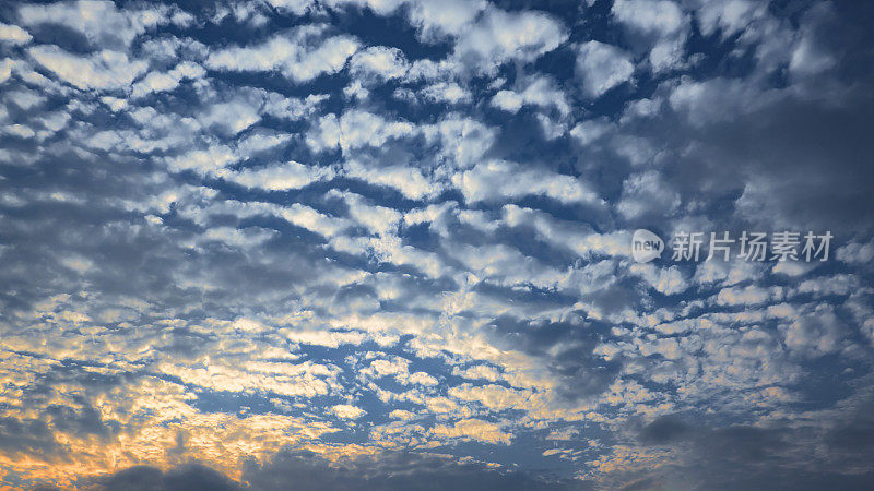 日落的天空背景