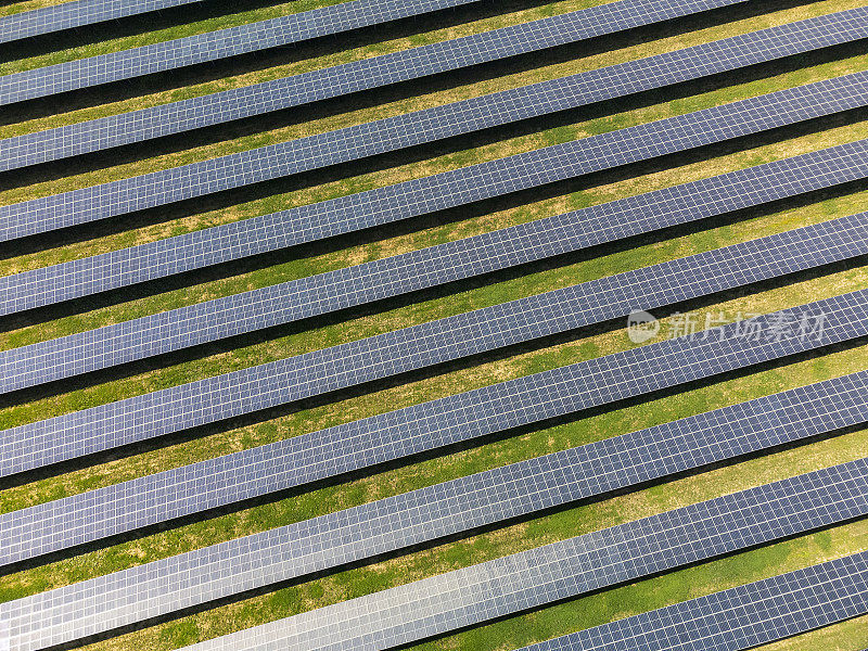 太阳能电池板生产可再生可持续电力的领域