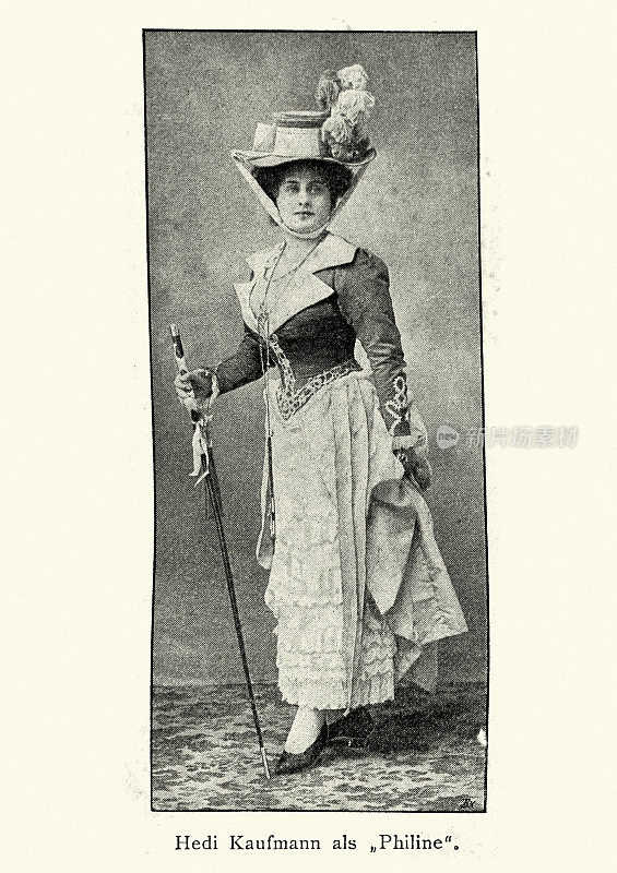海蒂·考夫曼，奥地利女高音歌剧演唱家，19世纪