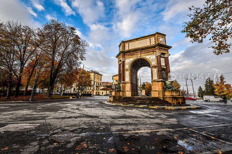 意大利都灵炮兵部队的纪念性拱门