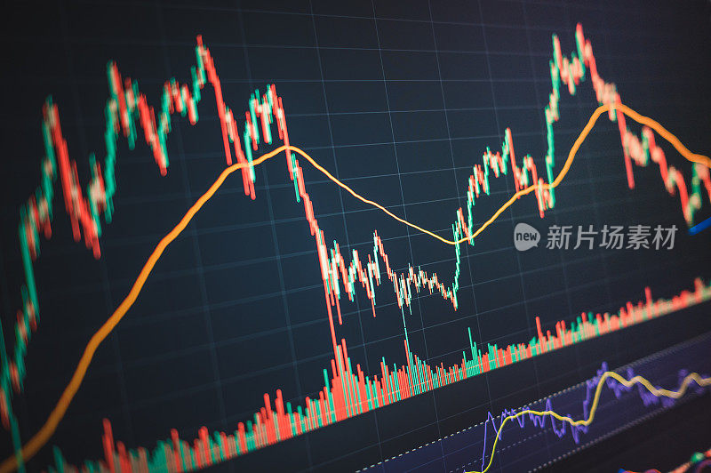 交易员分析图数字显示全球食品供应价格通胀加剧供应短缺