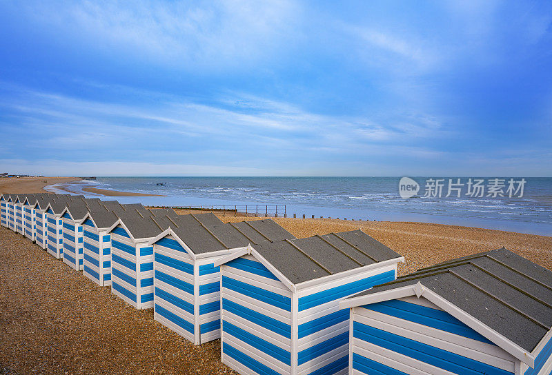 黑斯廷斯海滩度假小镇东苏塞克斯英格兰英国