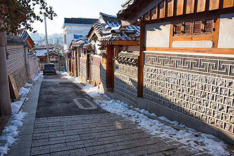 首尔北村韩屋村的后巷