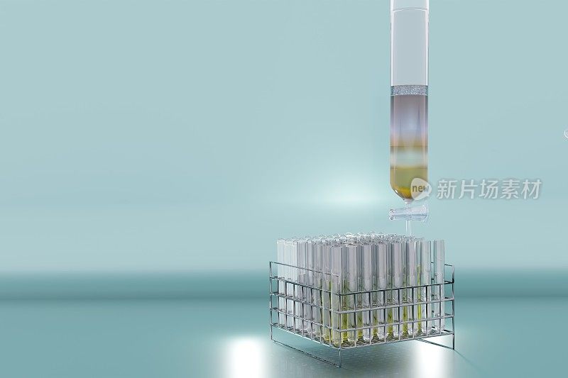 有机合成的实验观点。实验室玻璃器皿。硅胶柱层析的实验观点。