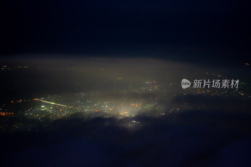 夜景来自布科山，Chichibu,Saitama