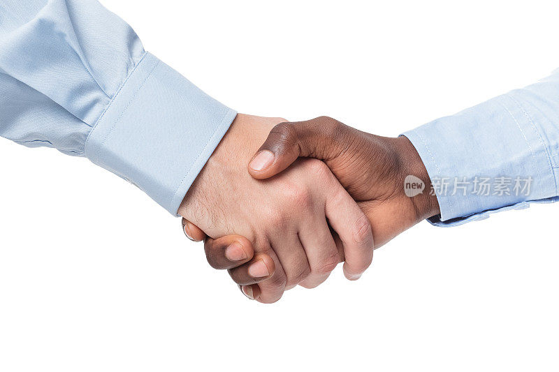 两个商人的握手
