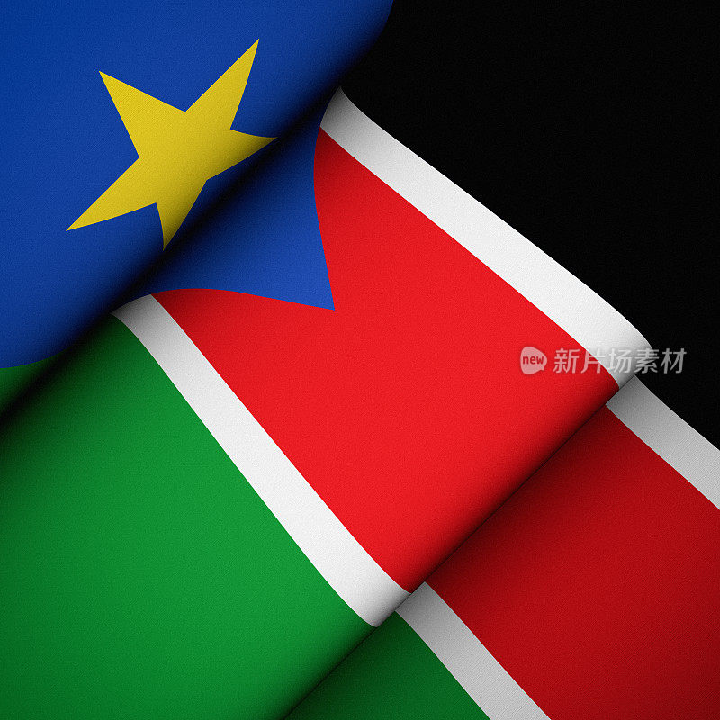 南苏丹的标志性旗帜