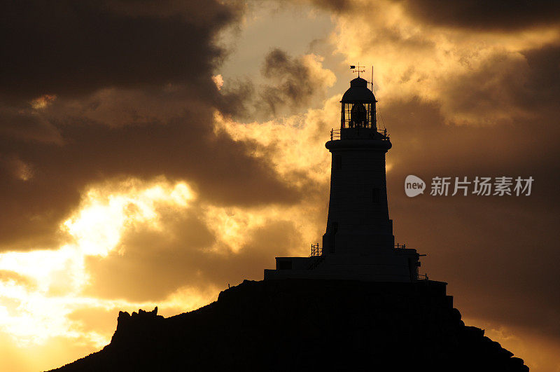 英国泽西岛Corbiere灯塔