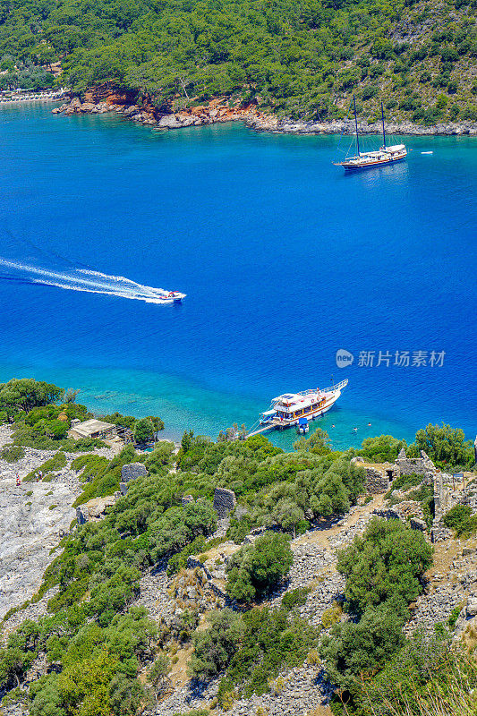 圣尼古拉斯岛。Oludeniz。