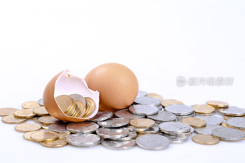 鸡蛋和硬币