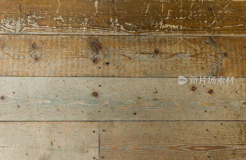 旧木地板的特写