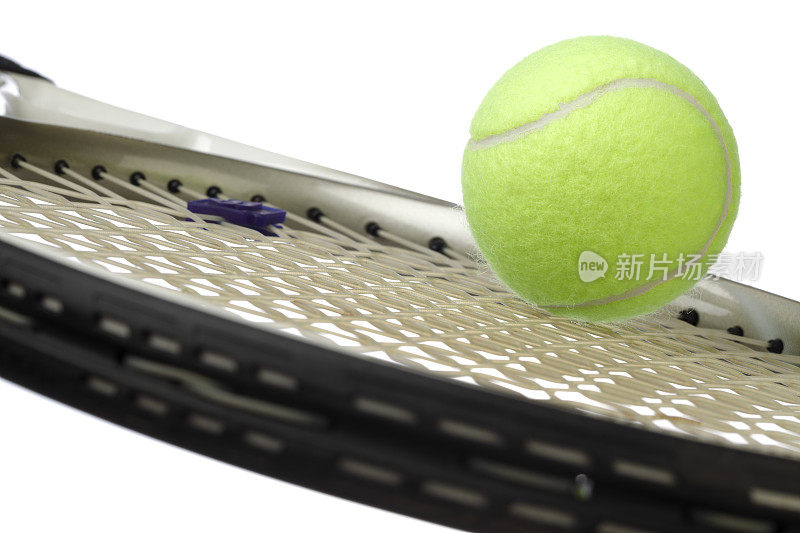 网球拍和网球