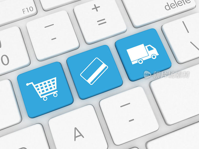 电子商务-网上购物，付款，送货