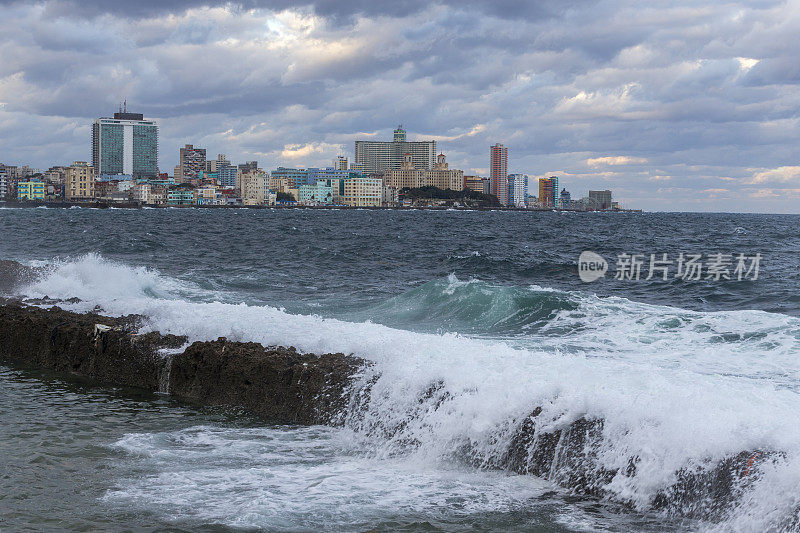 古巴的哈瓦那海滨